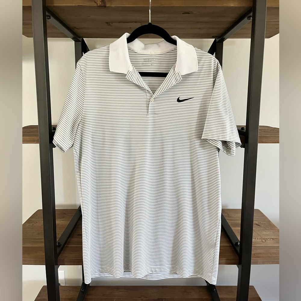 Dri-Fit Men’s Striped Polo | Nike Golf